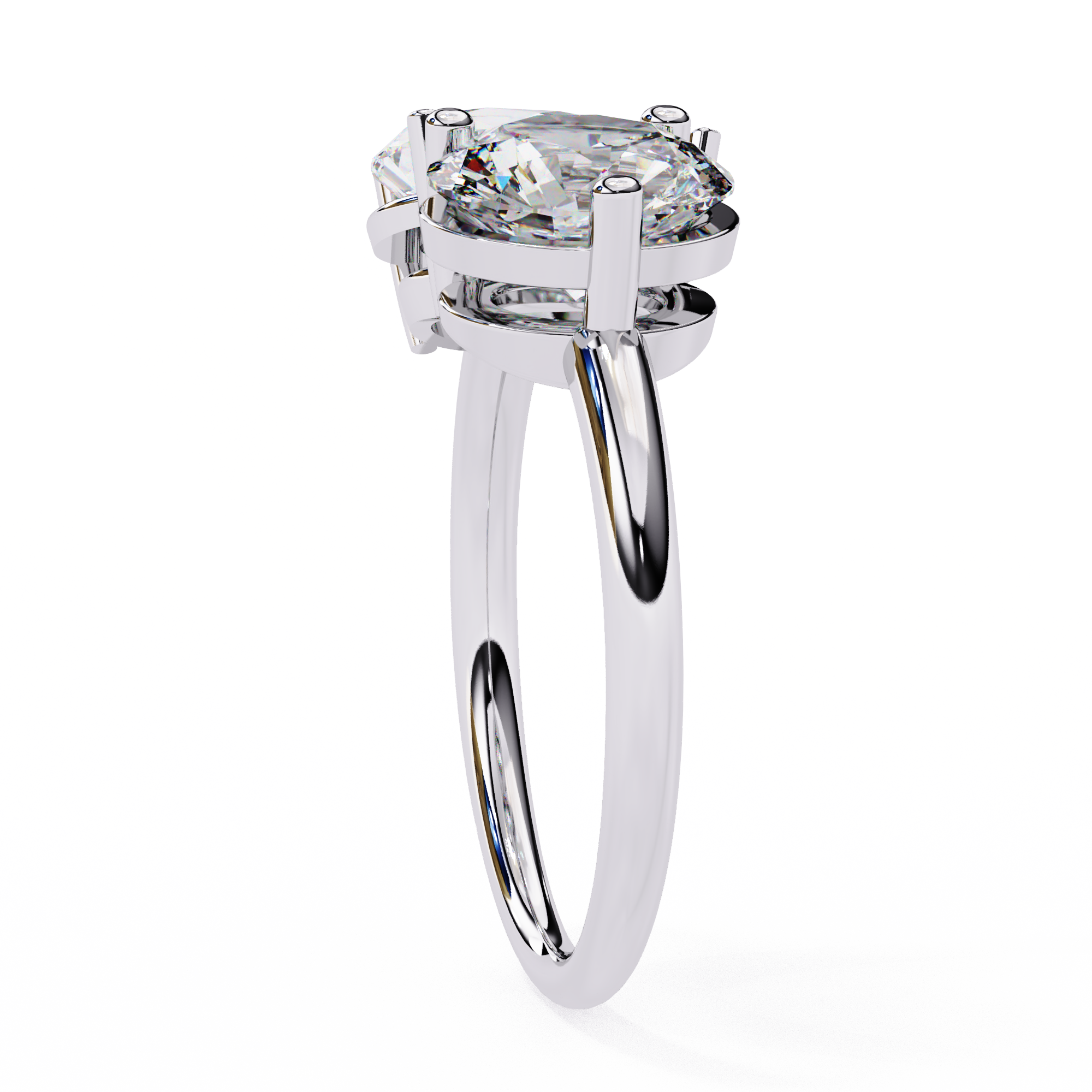 The Celestial Pear Ring