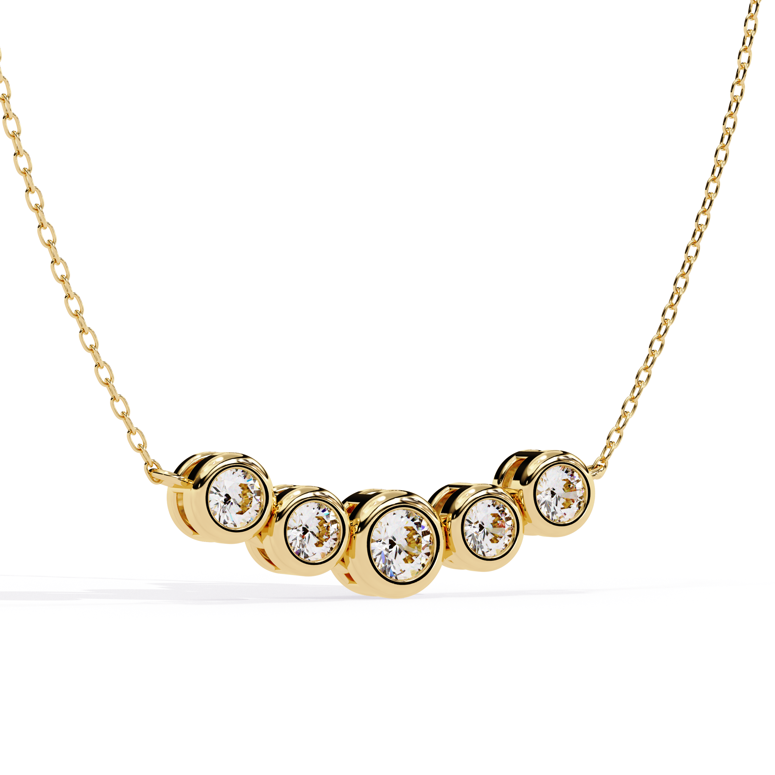 The Five Bezel Pendant
