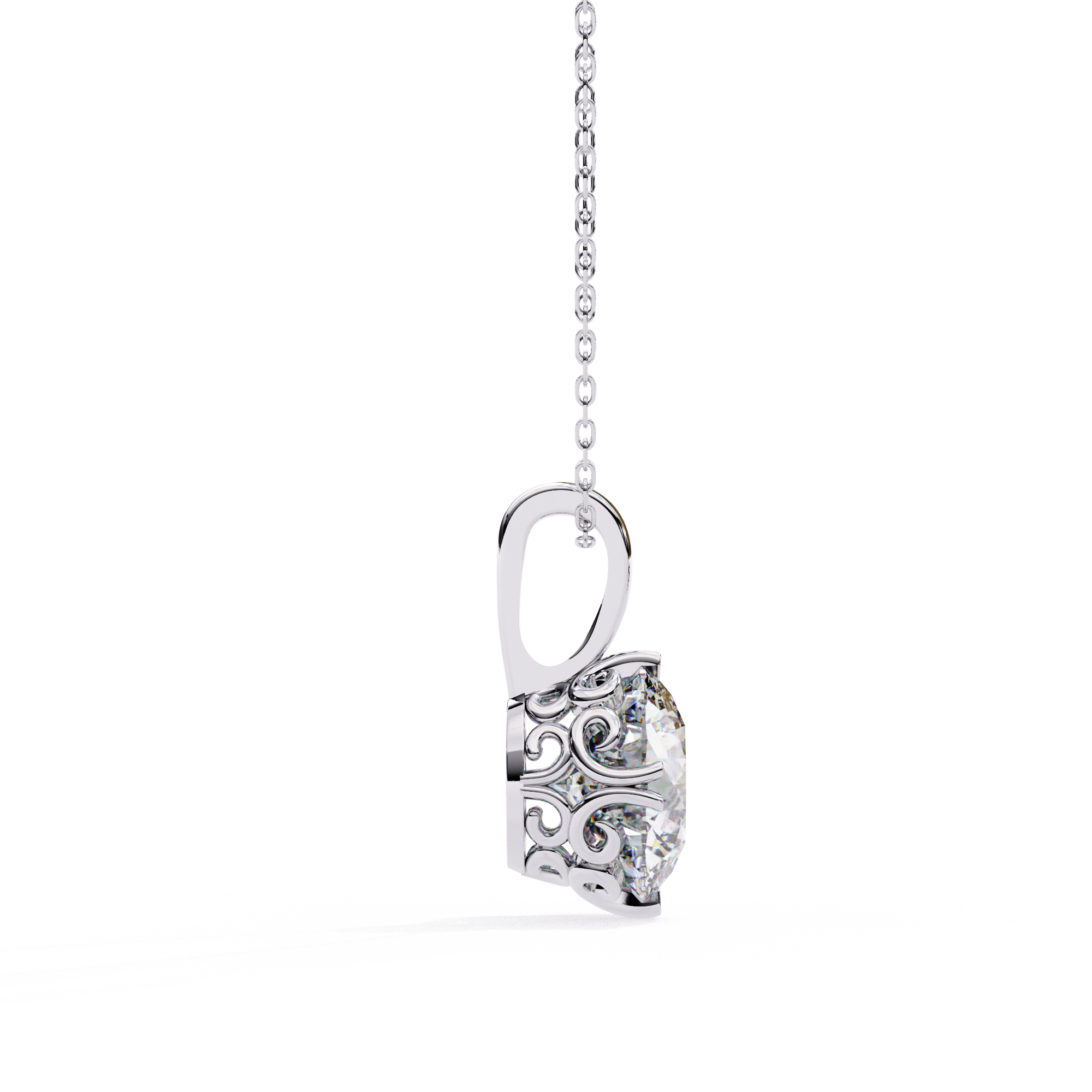 The Pure Prong Pendant