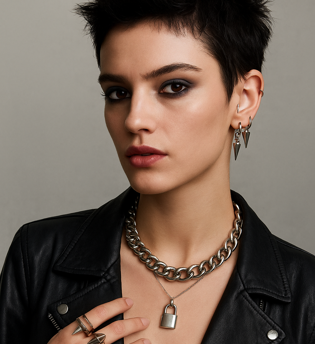 Rebel Romance: Punk-Inspired Jewelry Goes High Fashion