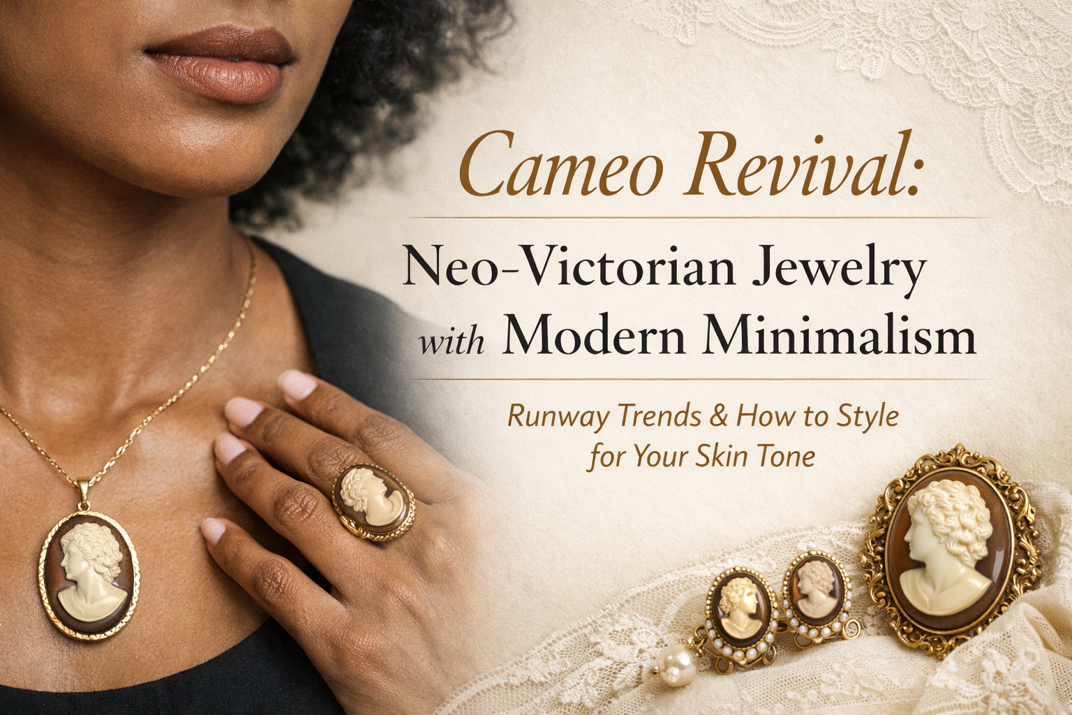 Cameo Revival: Neo-Victorian Jewelry with Modern Minimalism — Runway Jewelry Trends 2025 and How to Match with Your Skin Tone