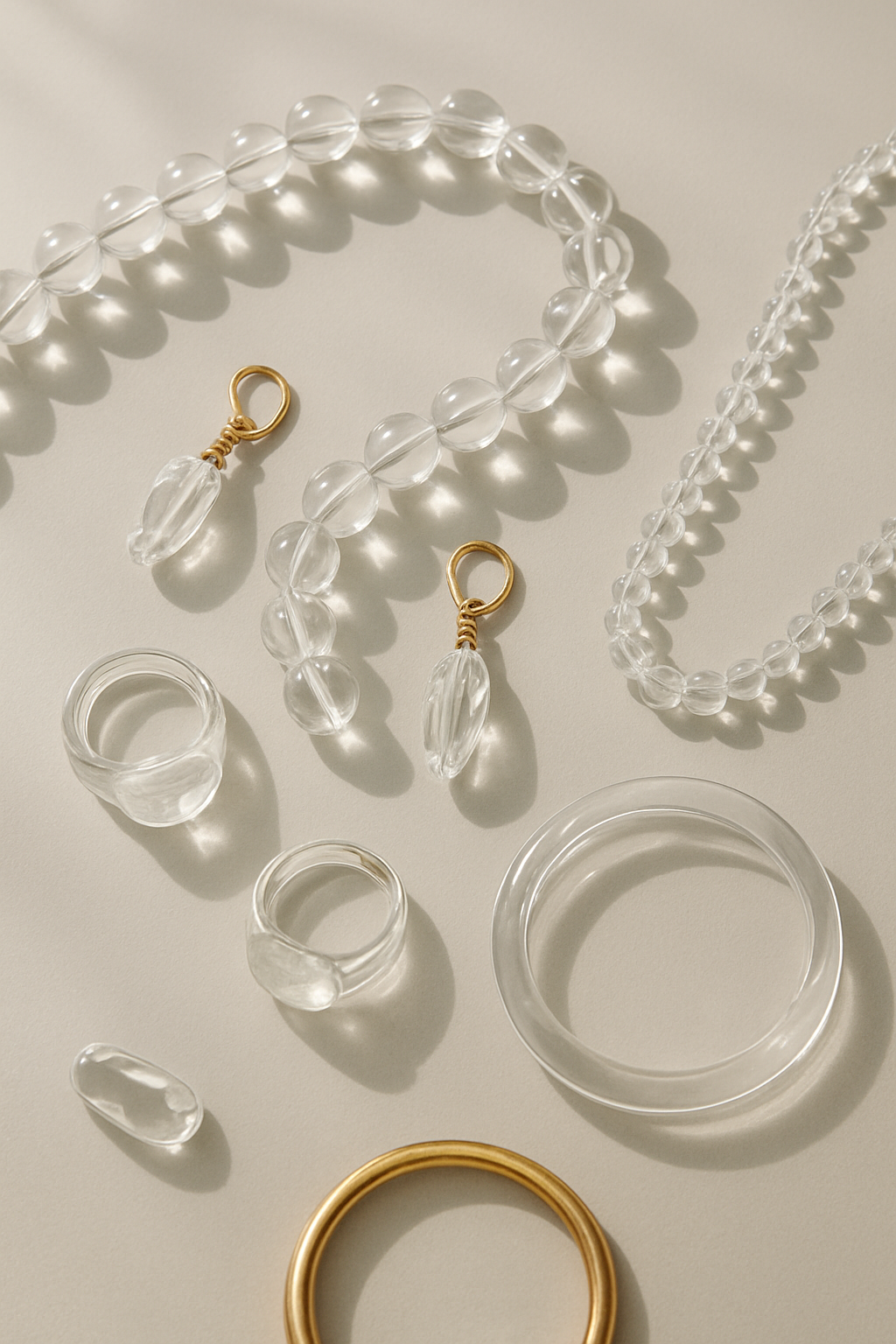 Glass Beads & Transparent Stones: The Crystal Clarity Trend of 2025