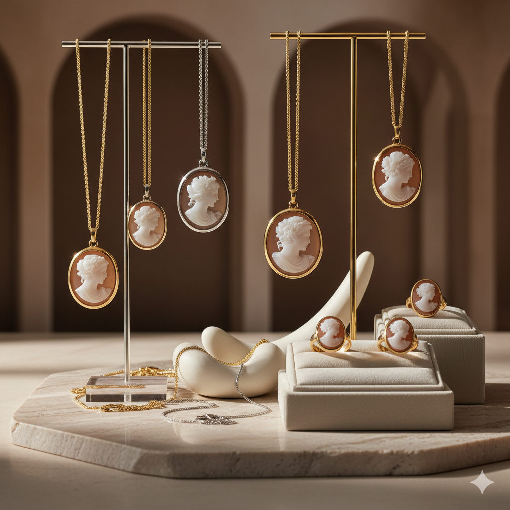 Cameo Revival: Neo-Victorian Jewelry with Modern Minimalism