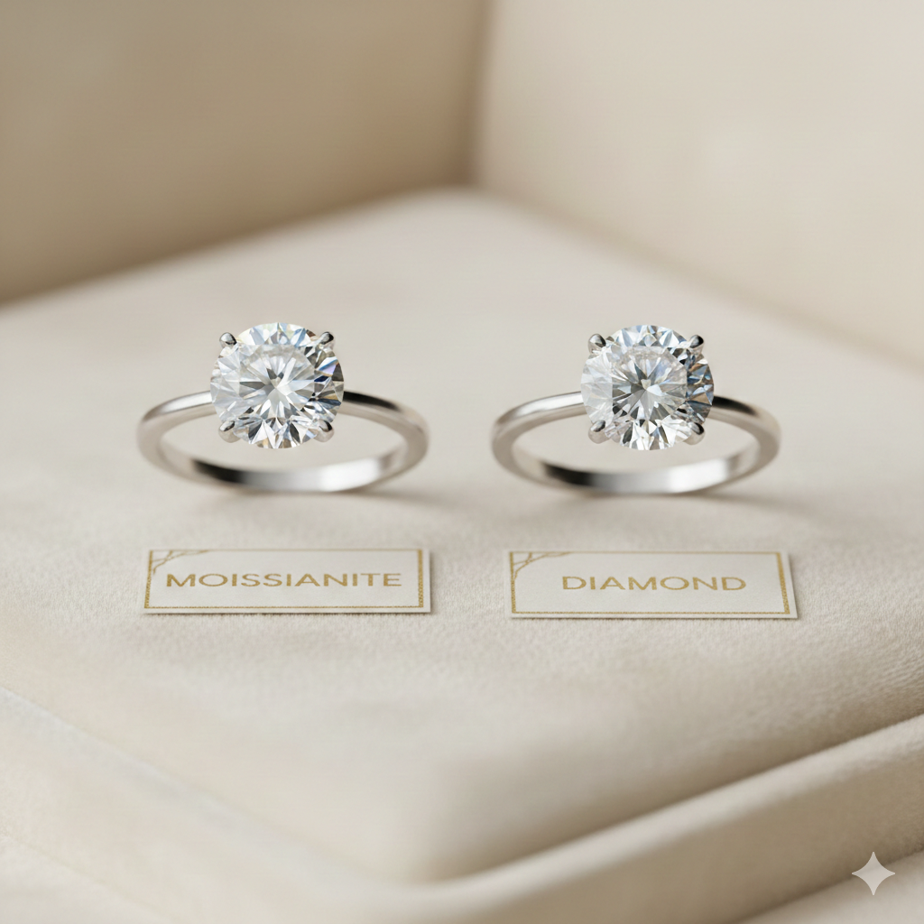 Moissanite vs Diamond: Which Sparkle Should You Choose?