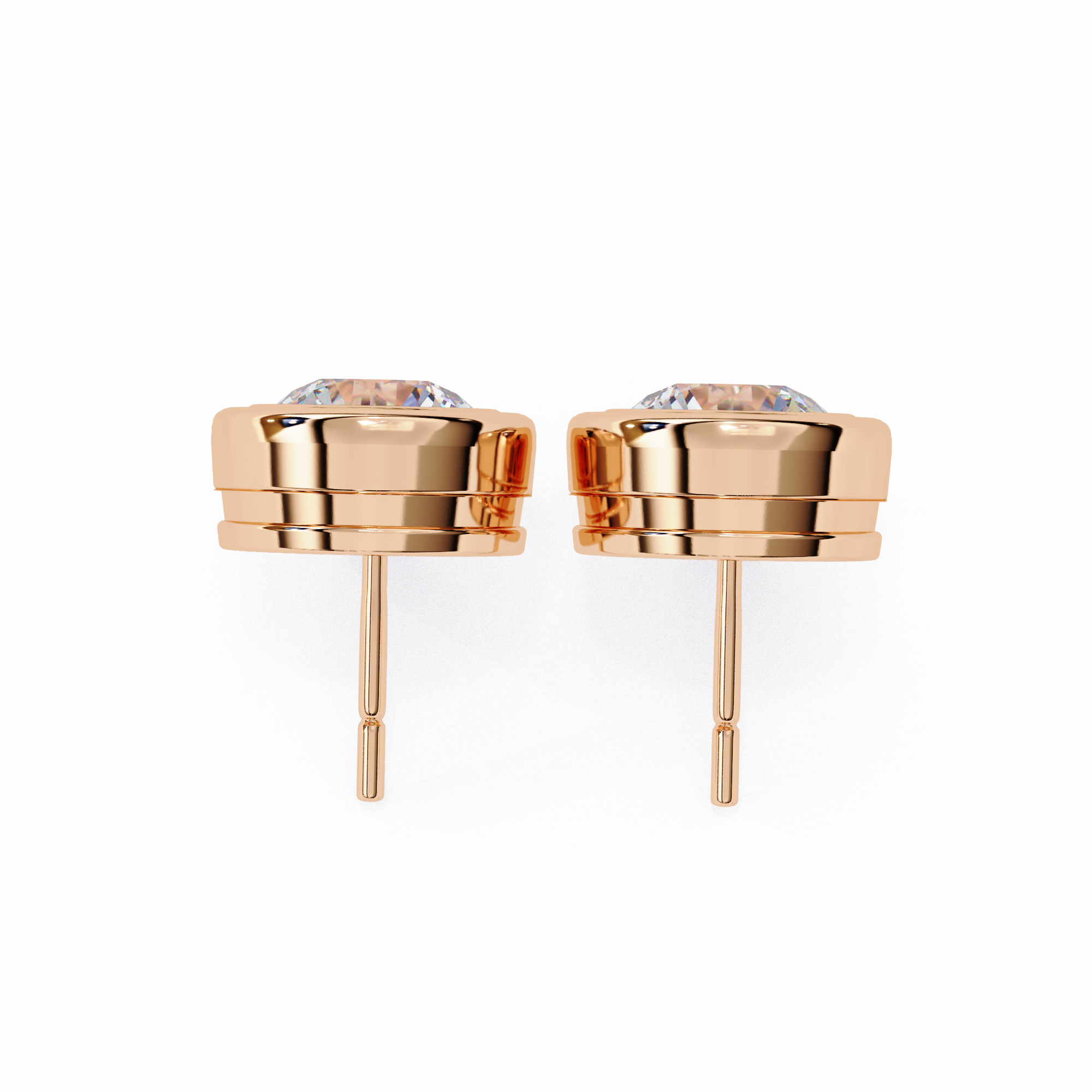 The Luxe Bezel Earrings