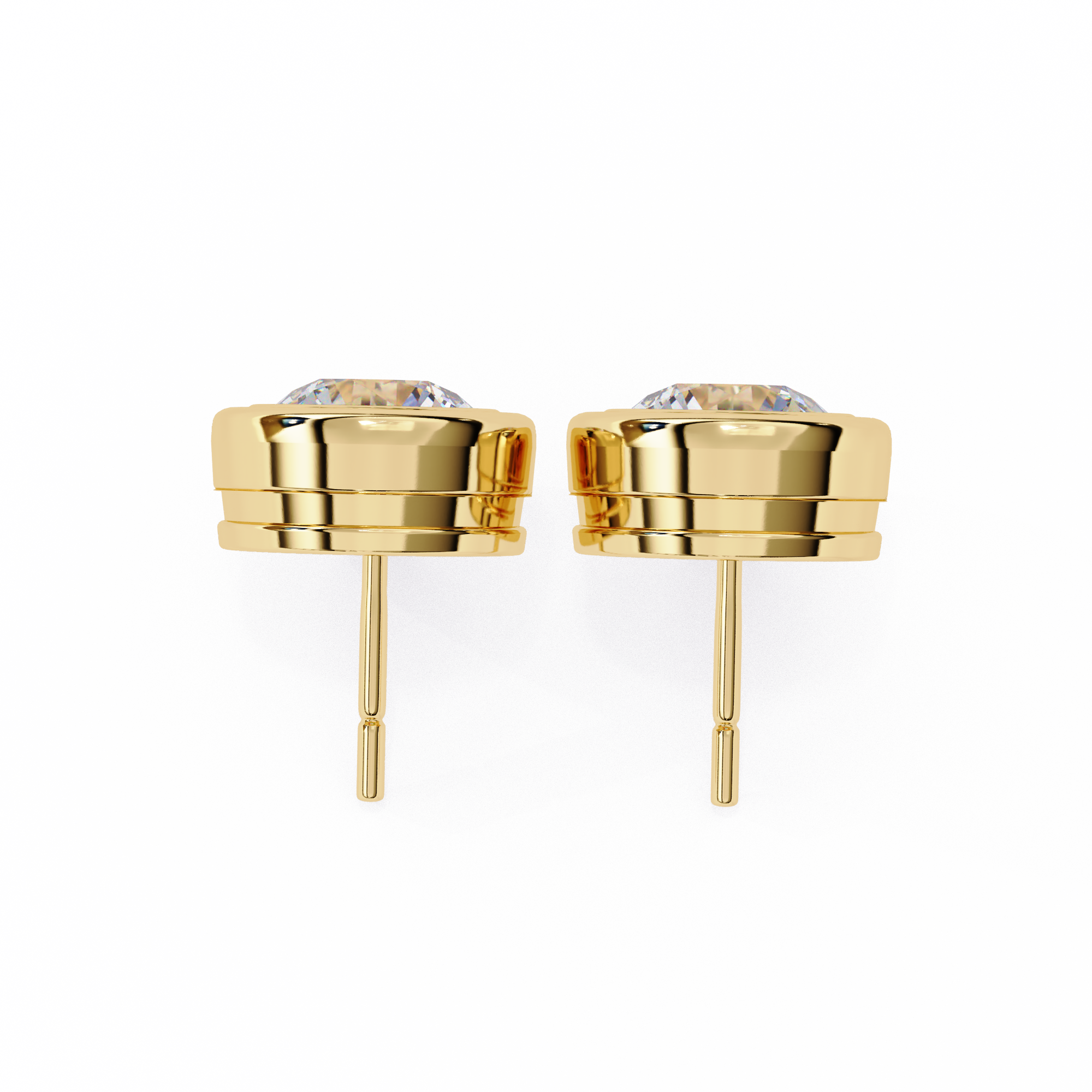 The Luxe Bezel Earrings