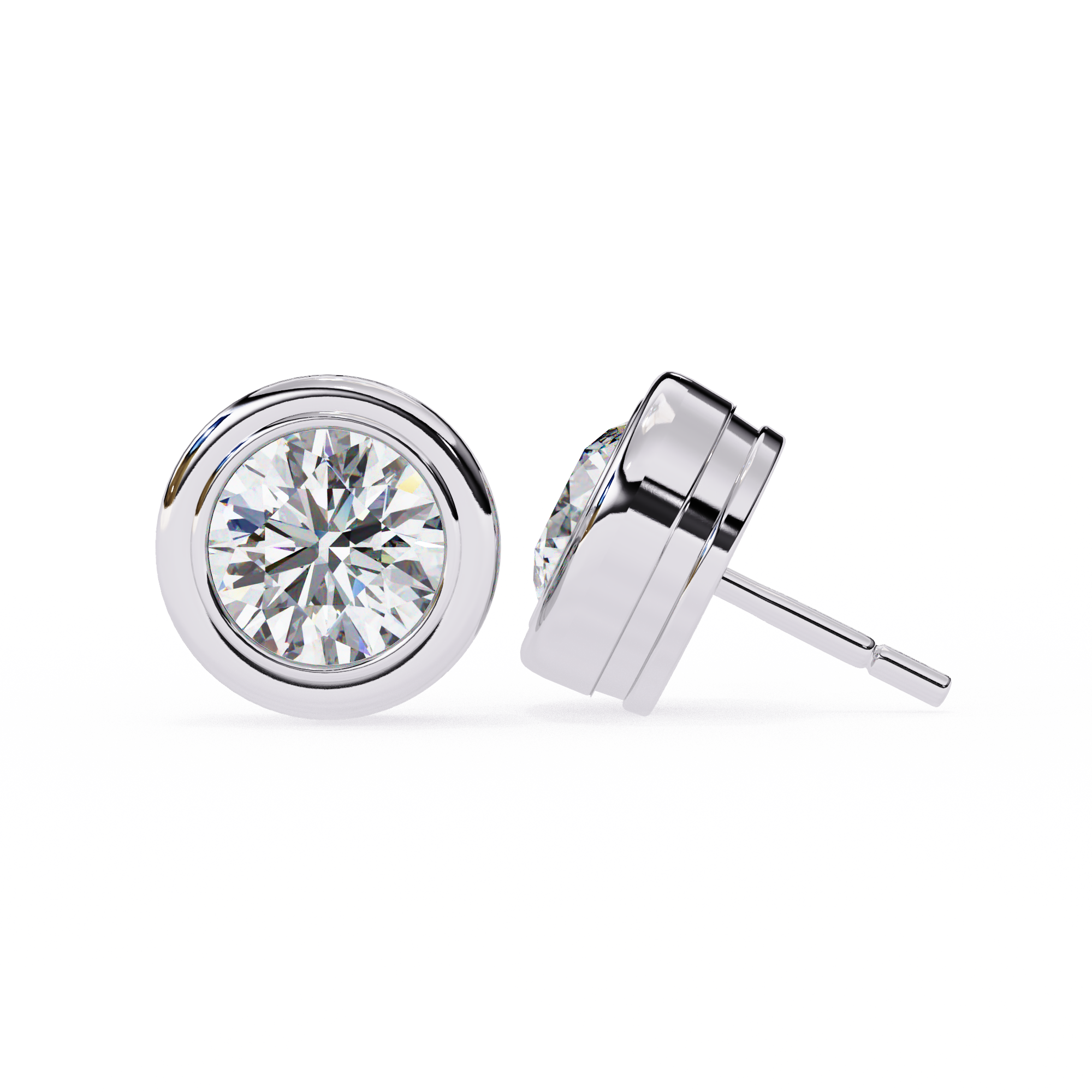 The Luxe Bezel Earrings