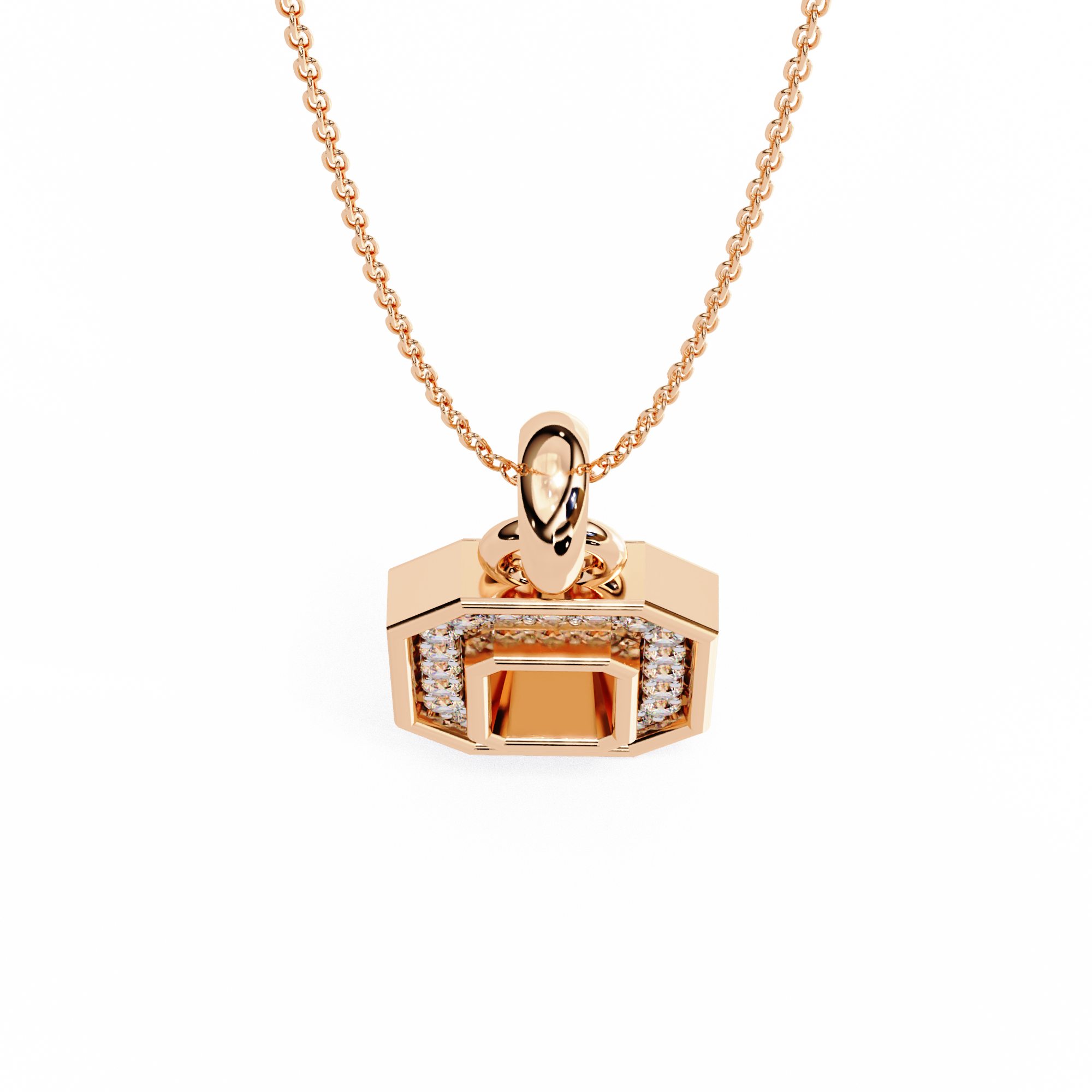 The Regal Rectangle Pendant