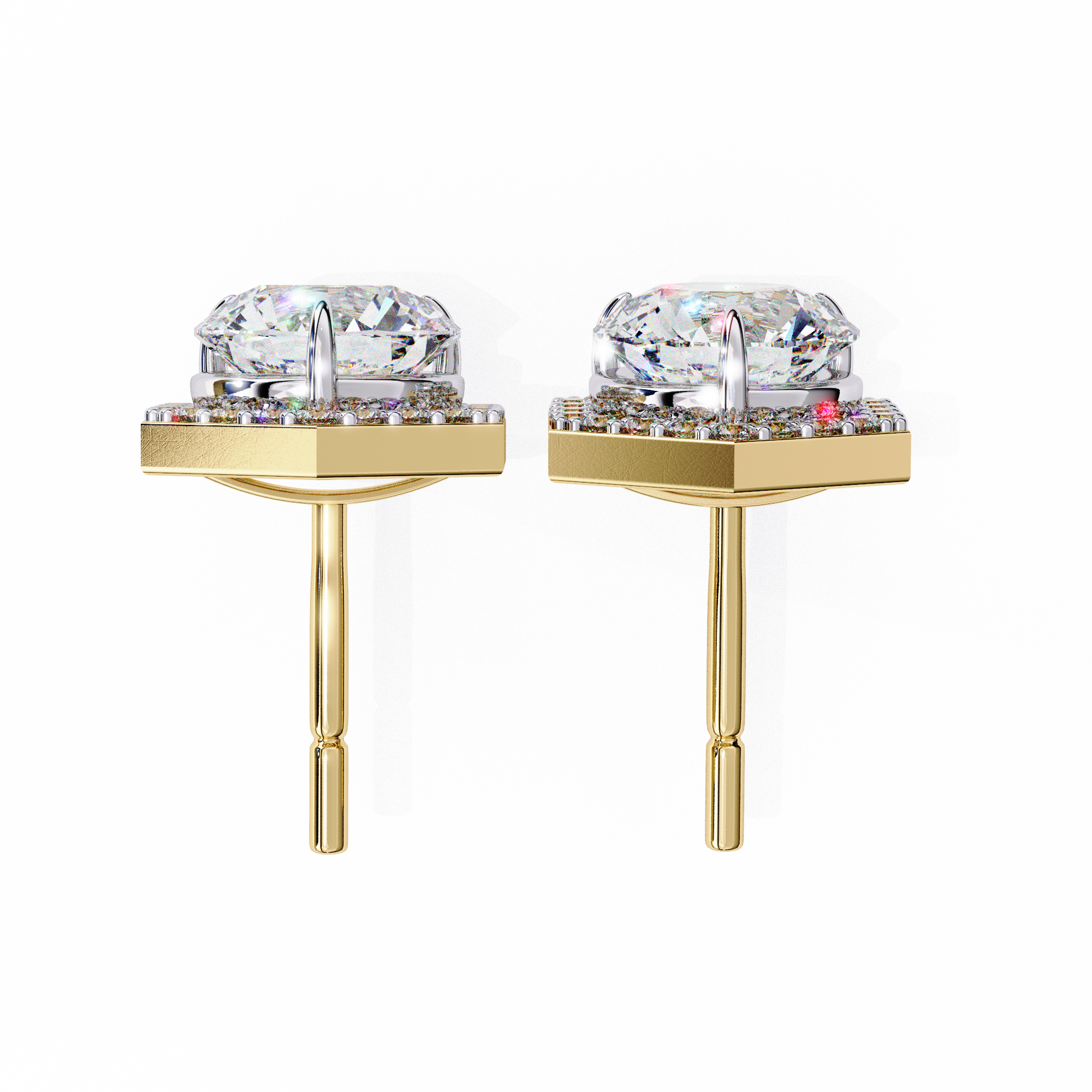 The Hexa Halo Earrings