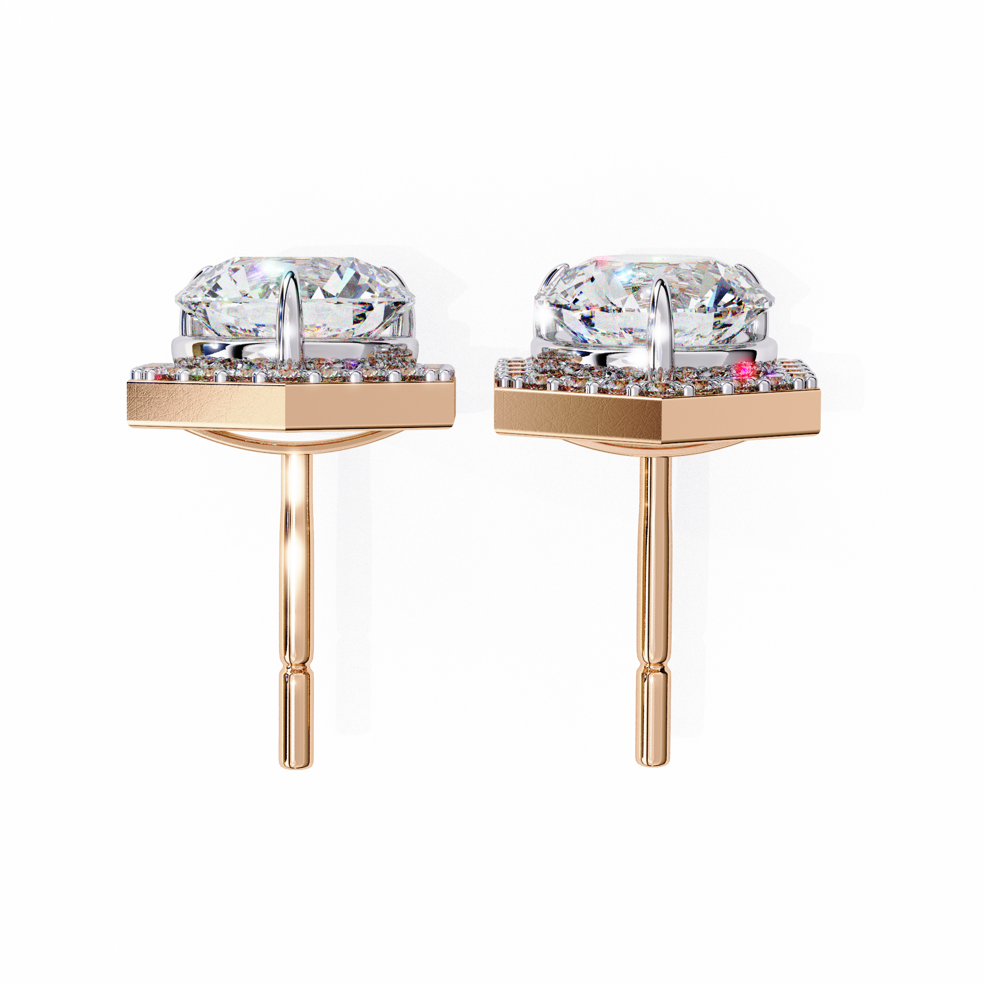 The Hexa Halo Earrings