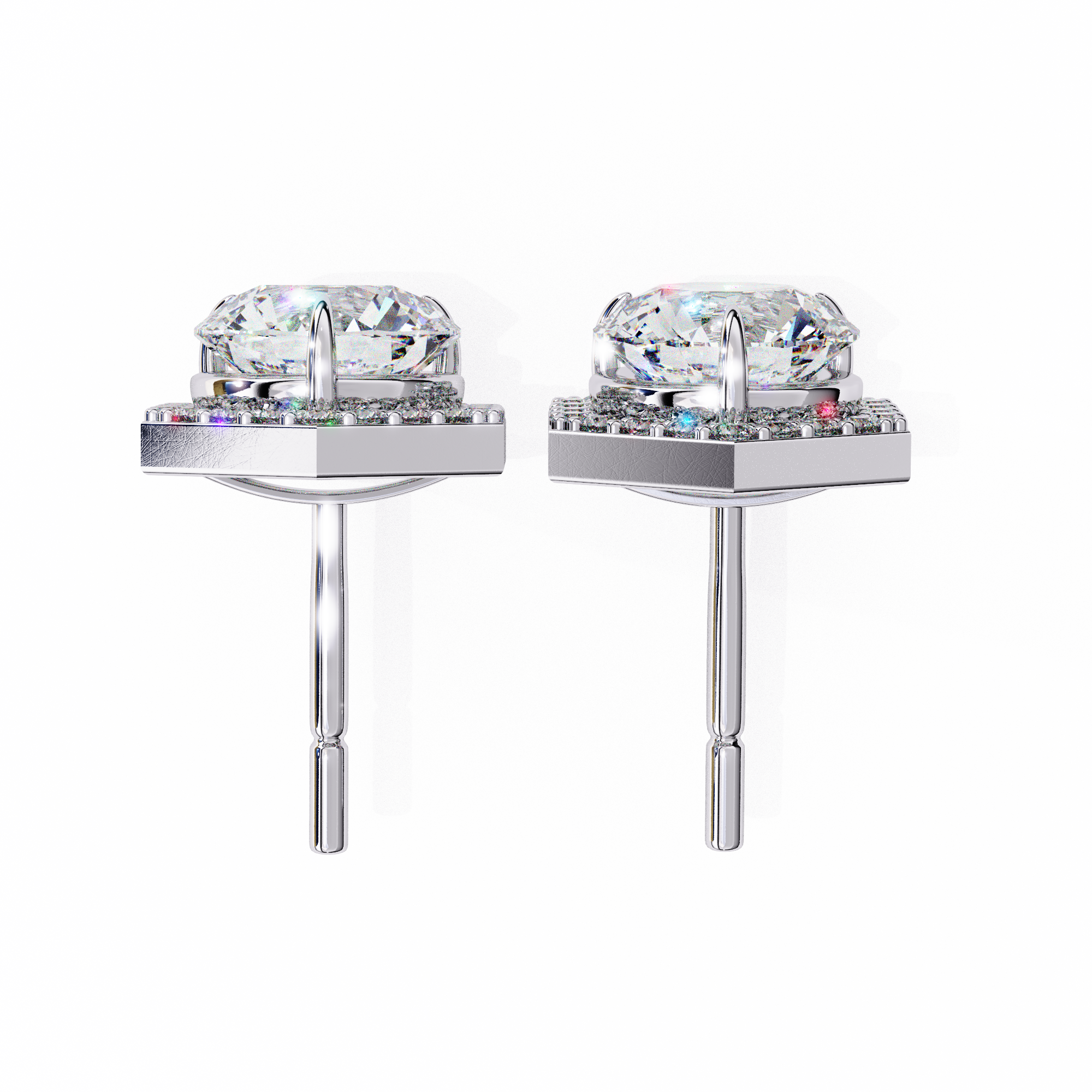 The Hexa Halo Earrings