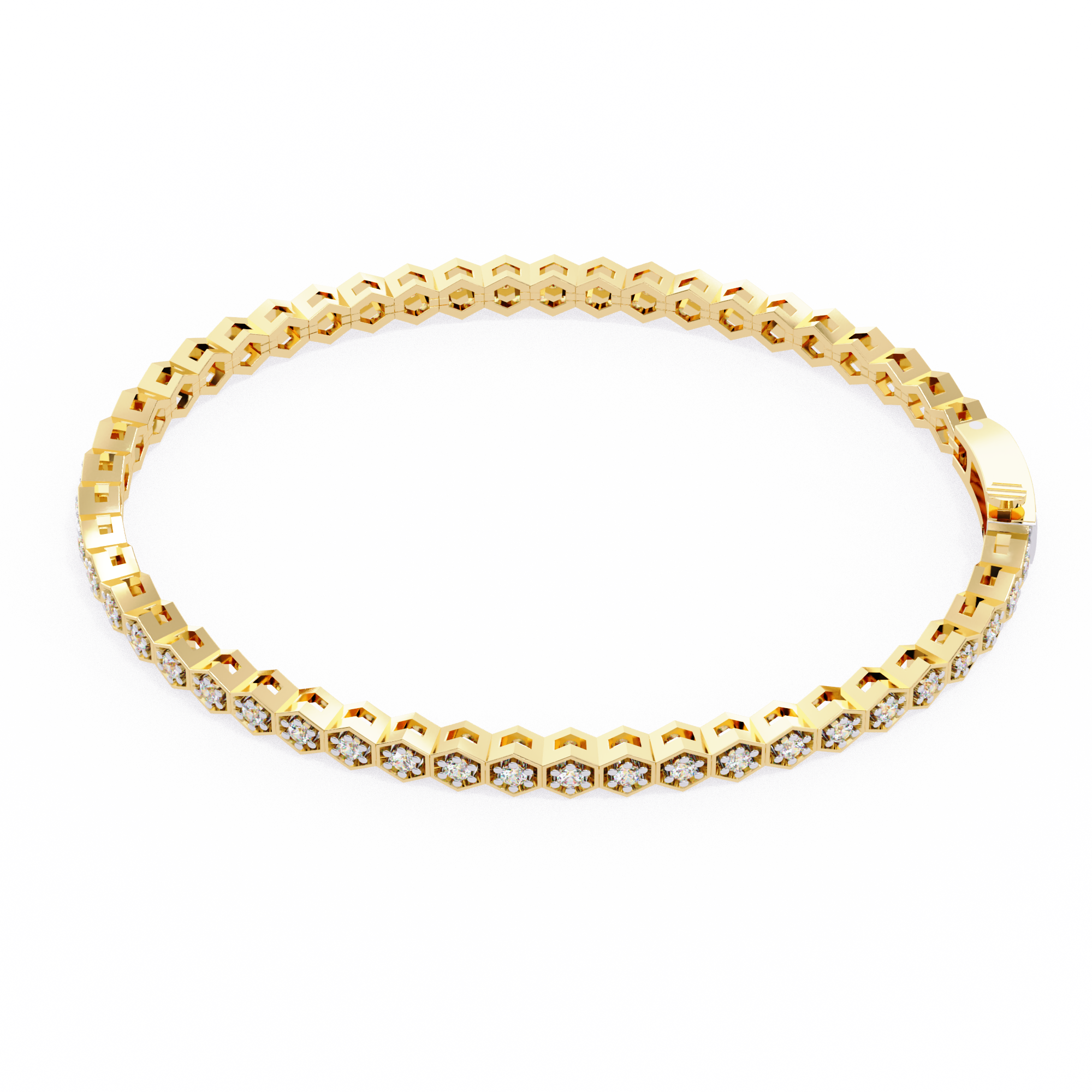 The Rhombic Elegance Bracelet