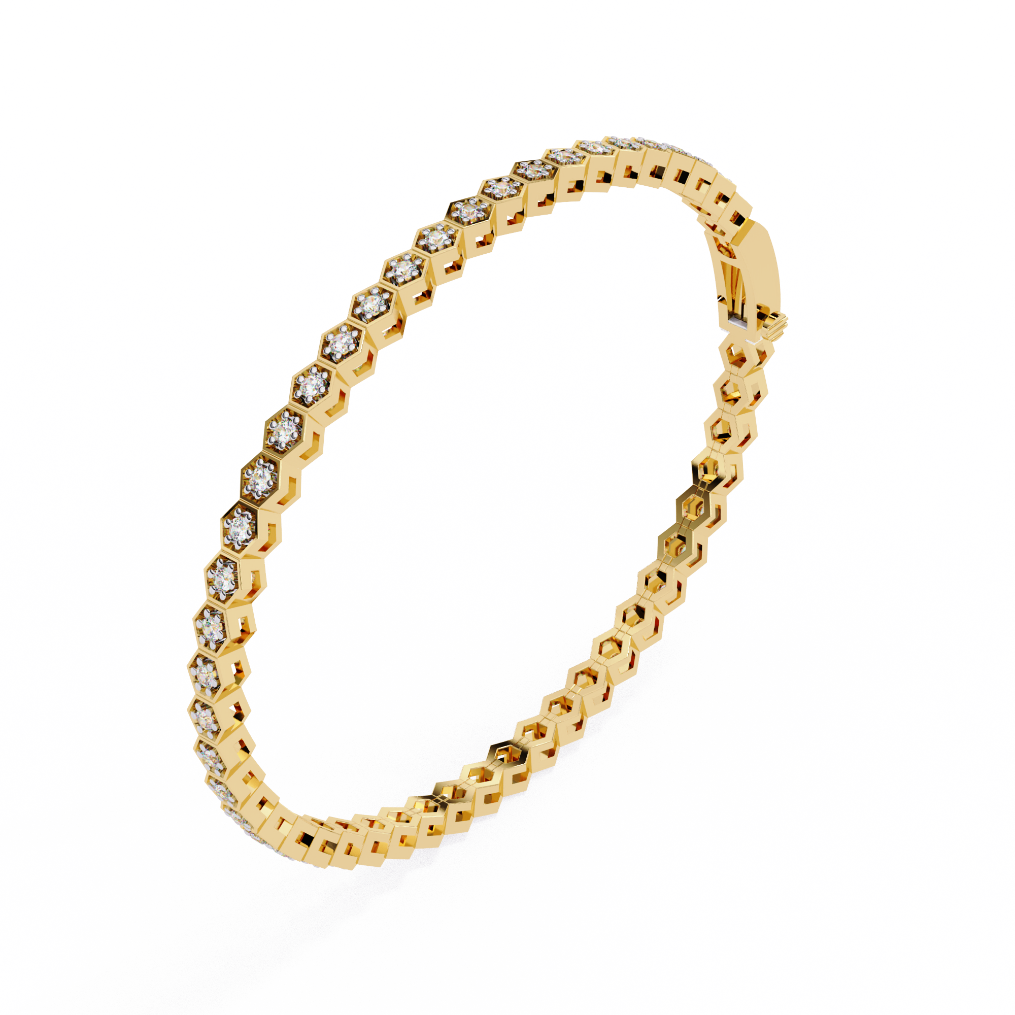 The Rhombic Elegance Bracelet