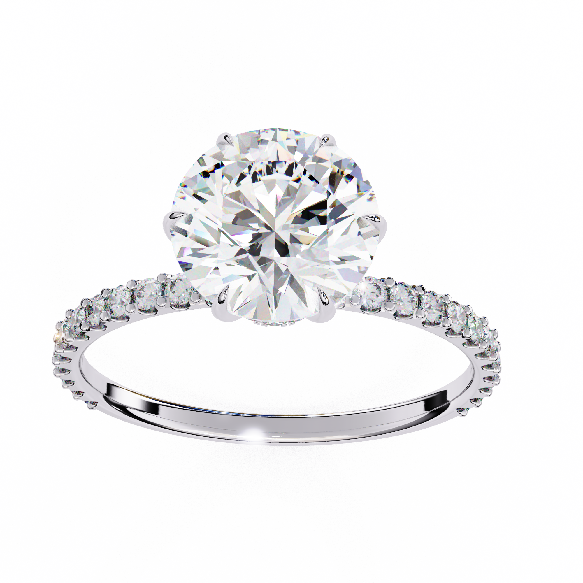 The Majestic Hidden Halo Ring