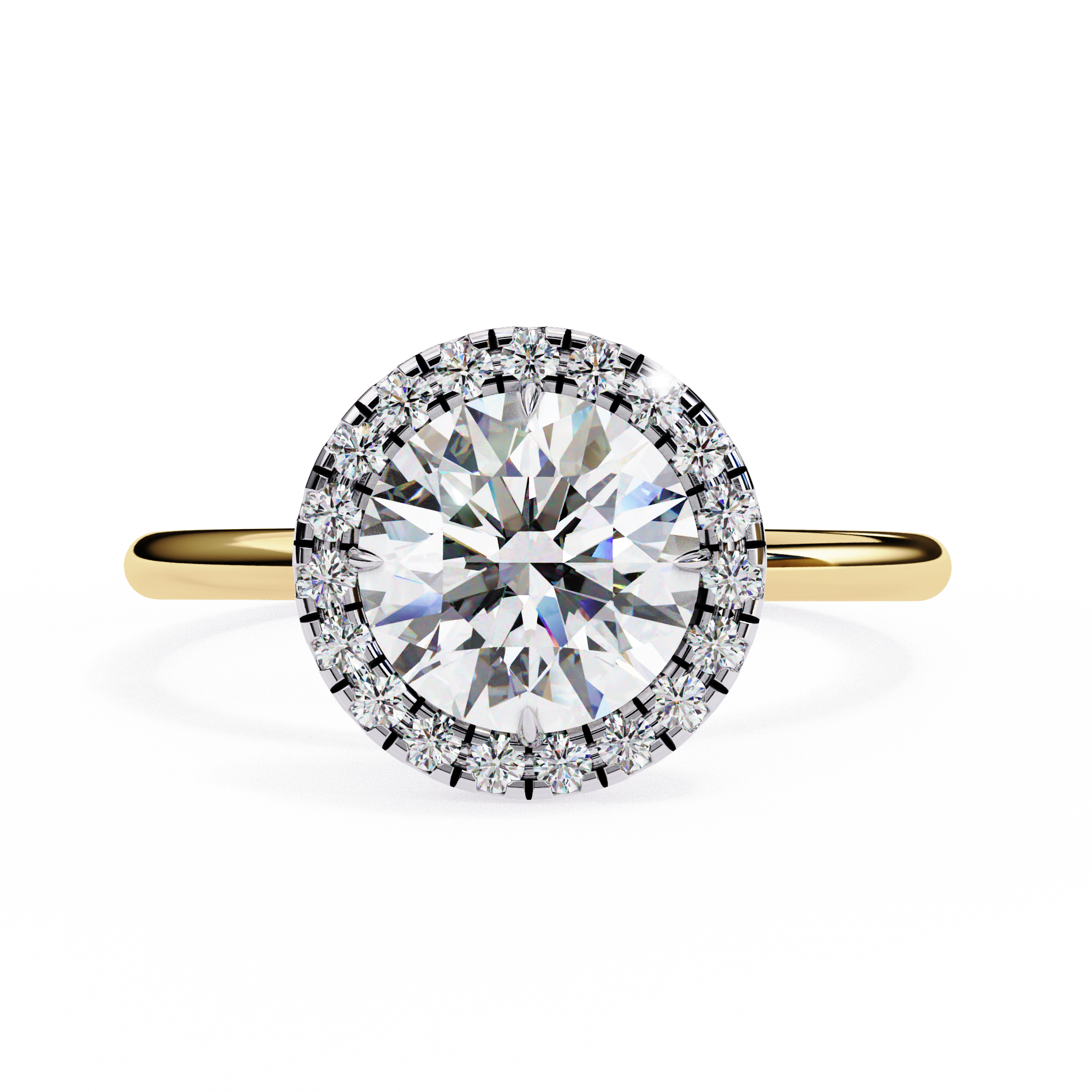 The Starlight Halo Ring