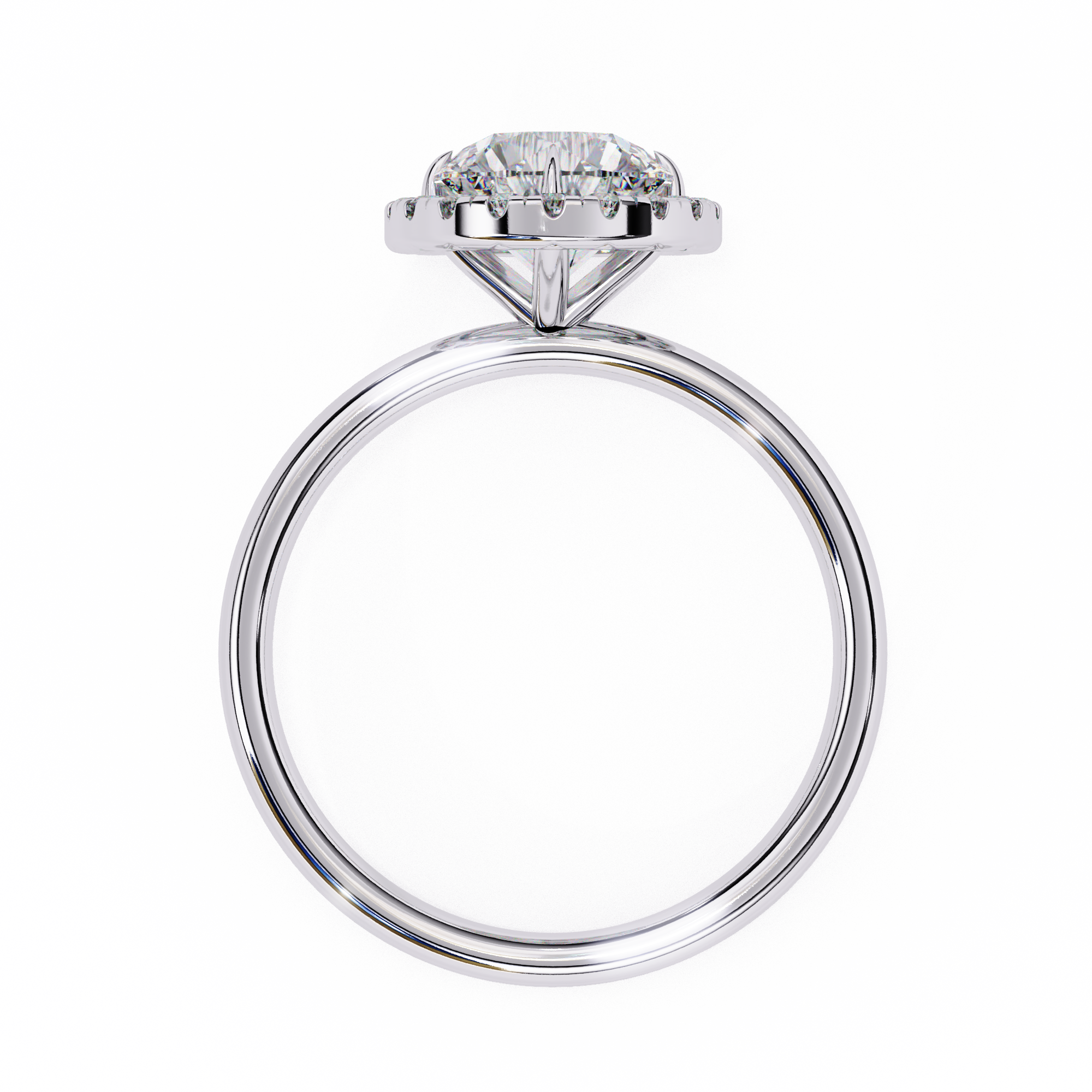 The Starlight Halo Ring