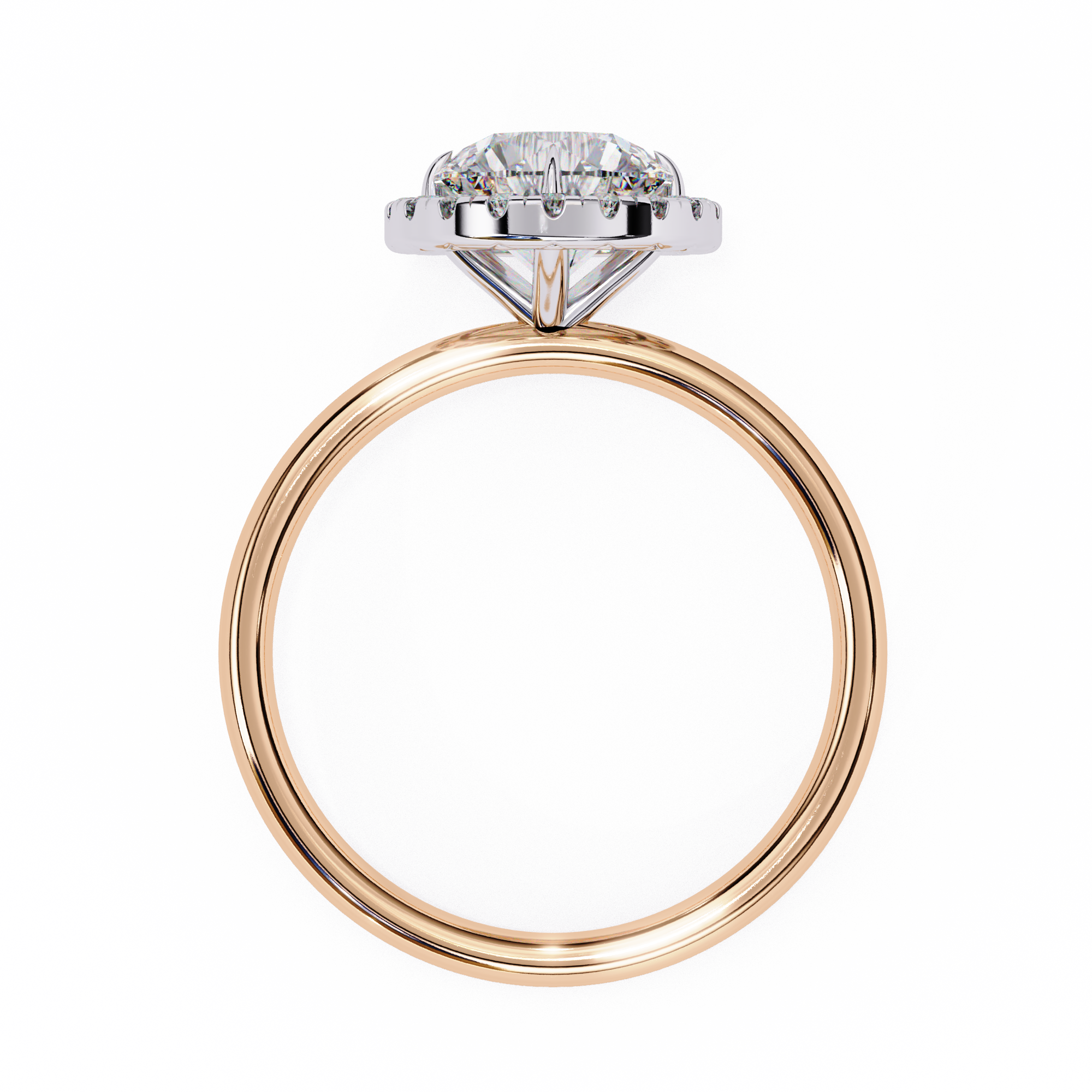 The Starlight Halo Ring