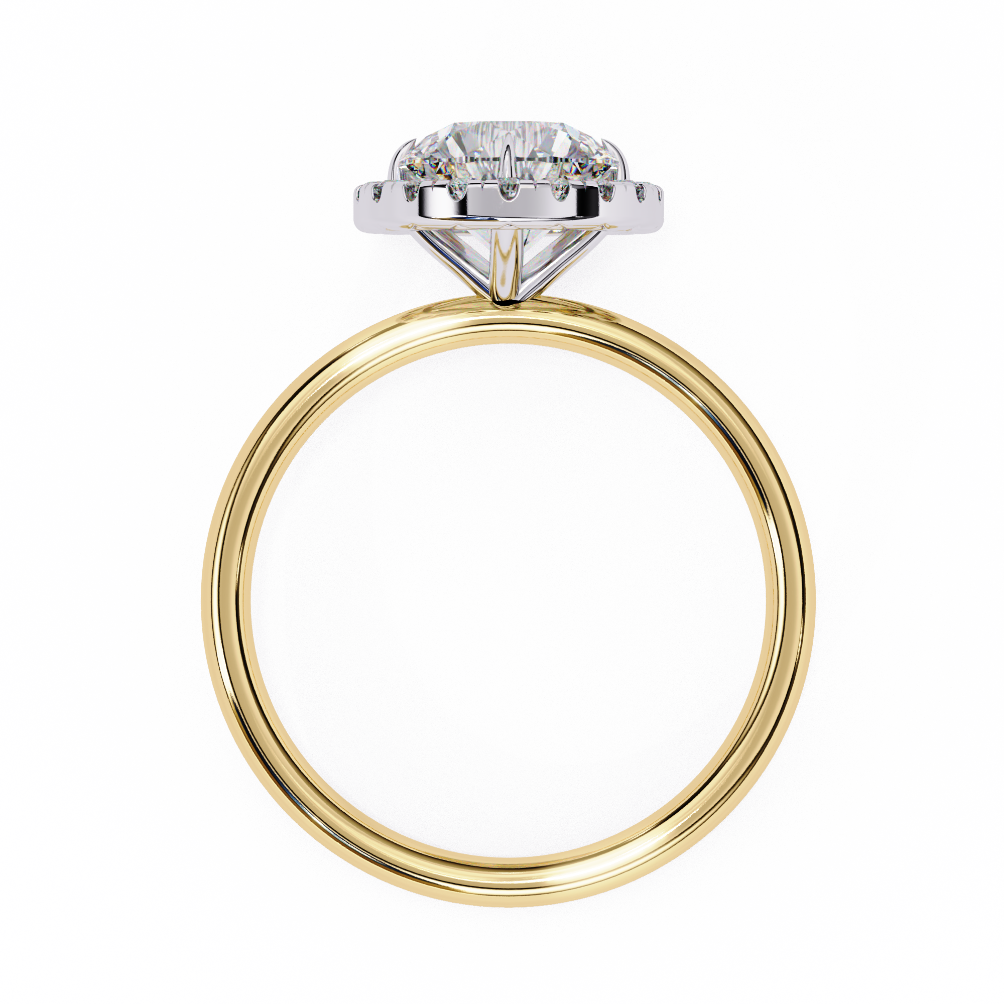 The Starlight Halo Ring
