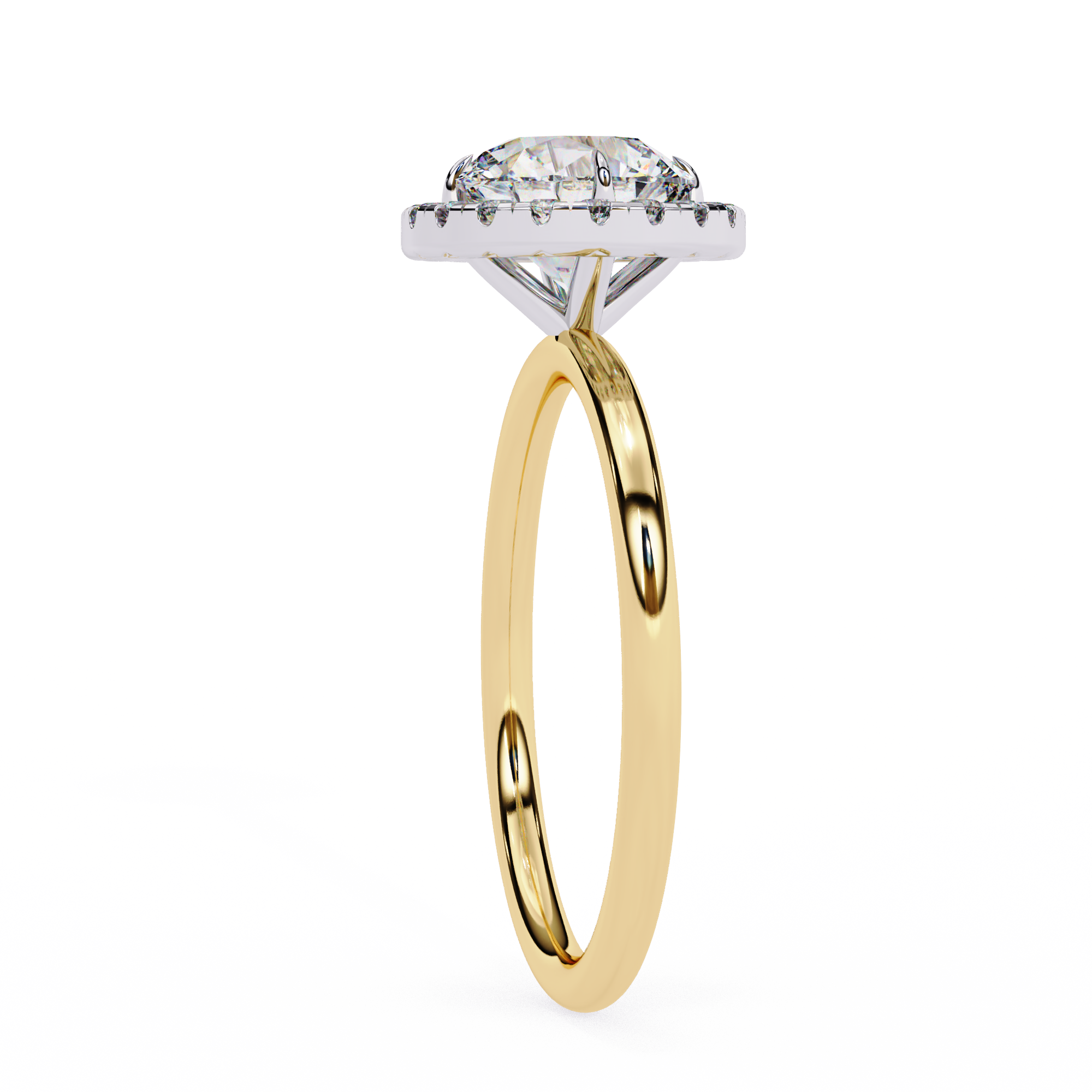 The Starlight Halo Ring