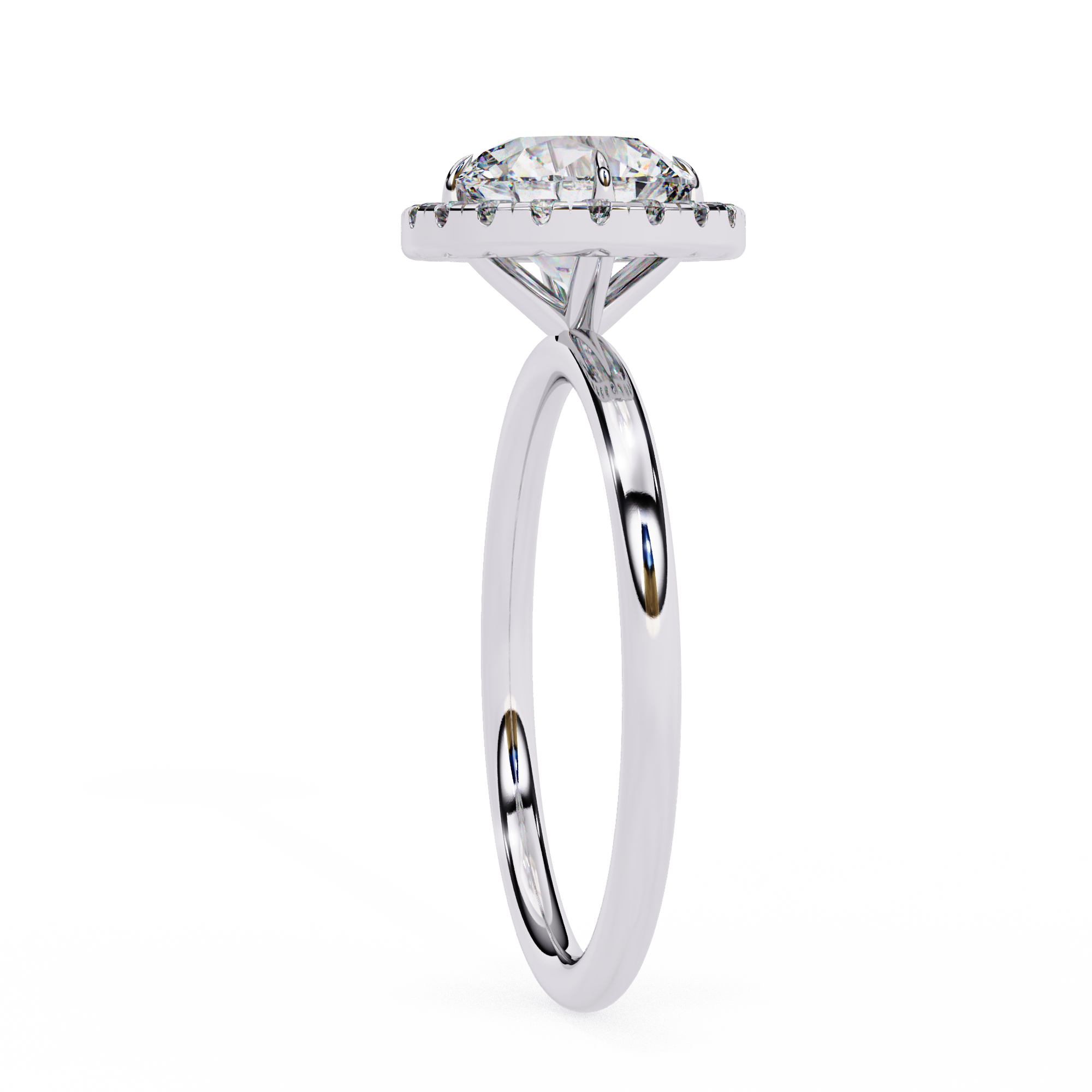 The Starlight Halo Ring
