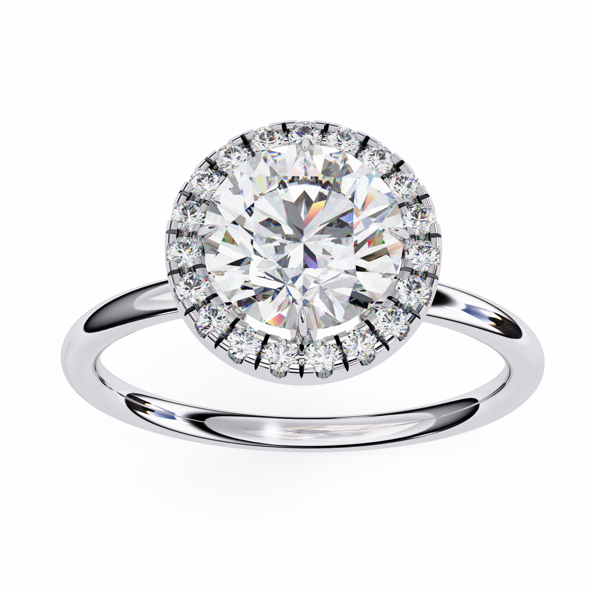 The Starlight Halo Ring