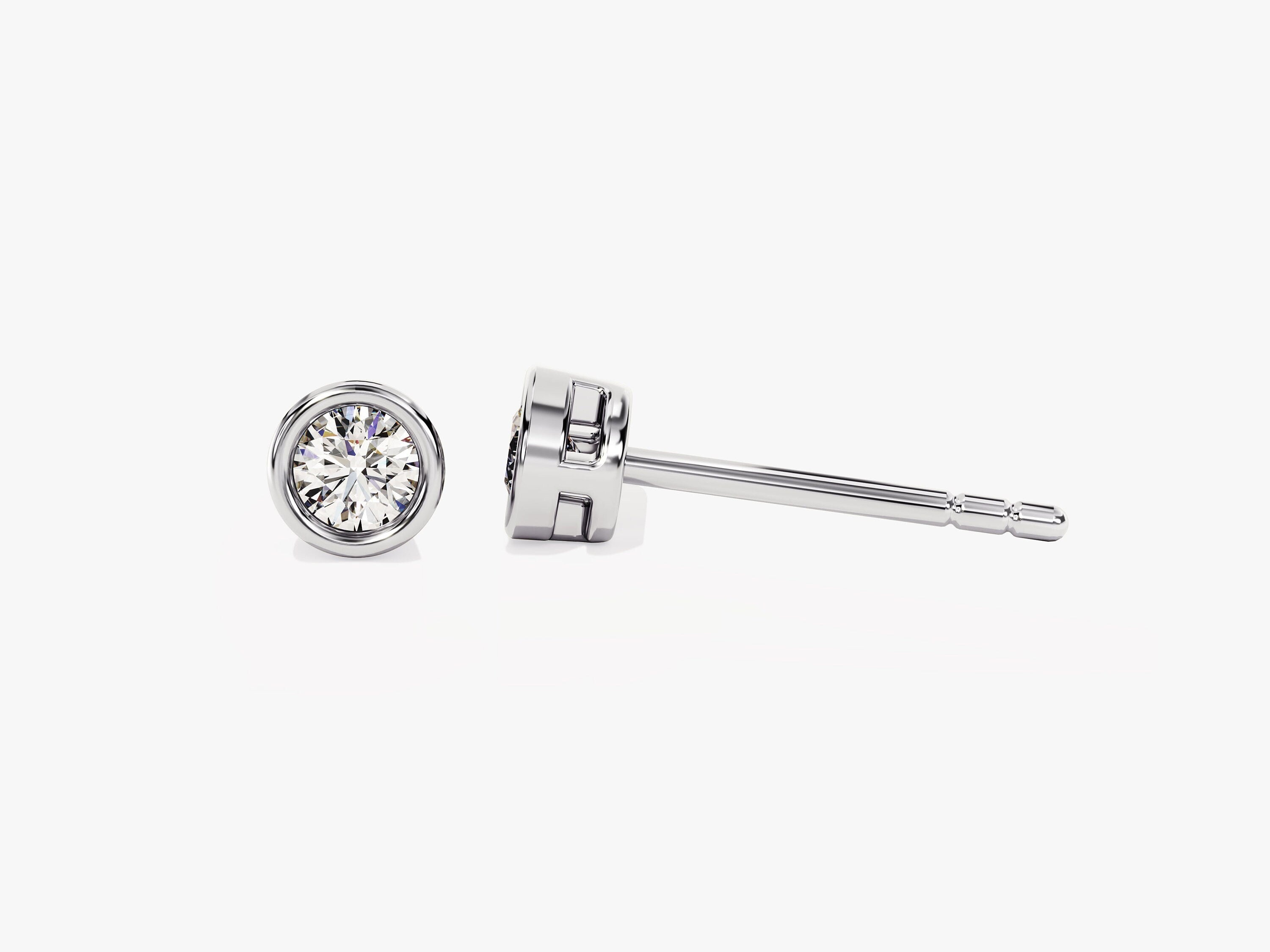 The Luxe Bezel Studs